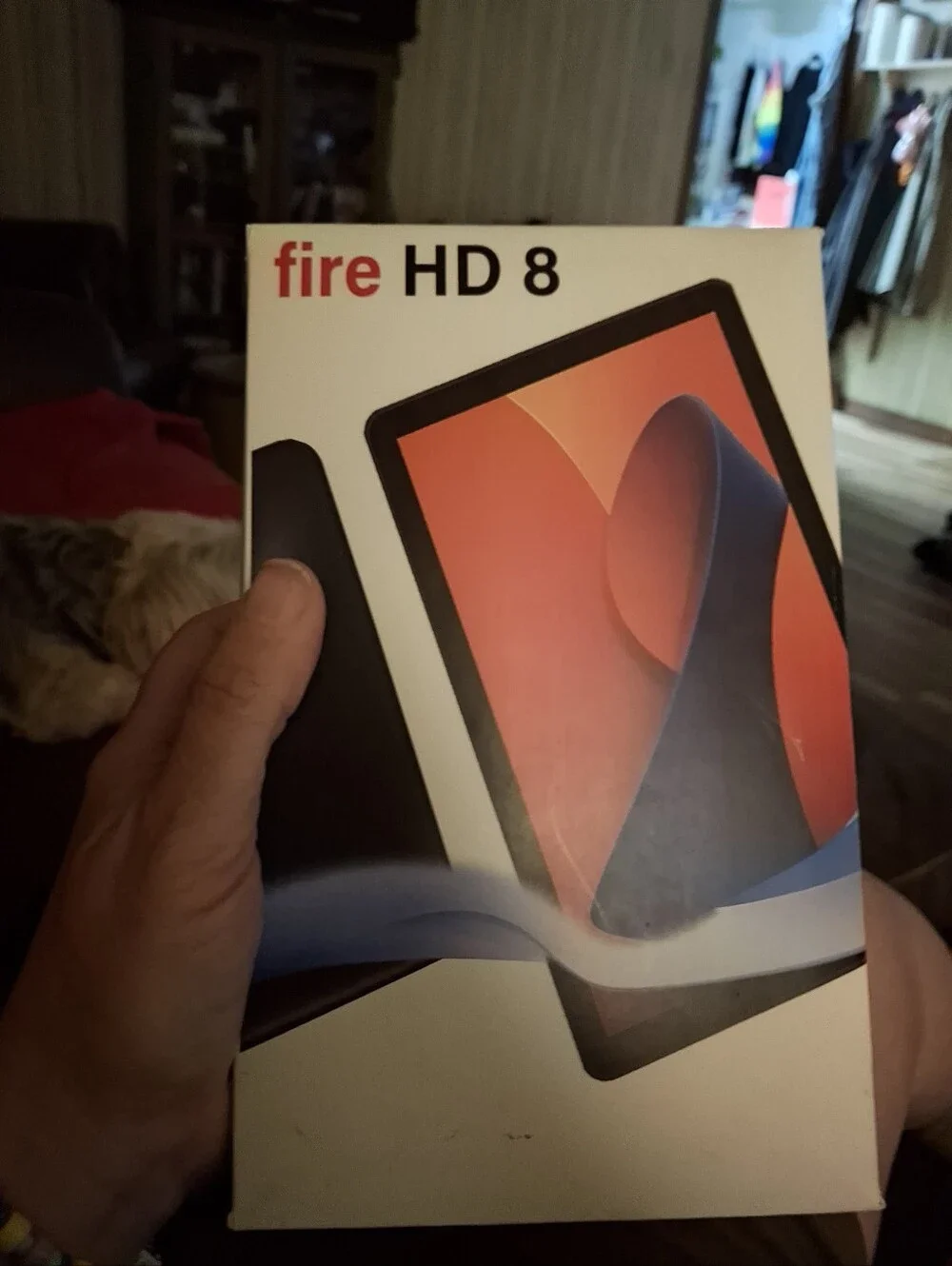 Parts Only Fire HD 8 Tablet with Cracked, Distorted Display For PARTS ONLY